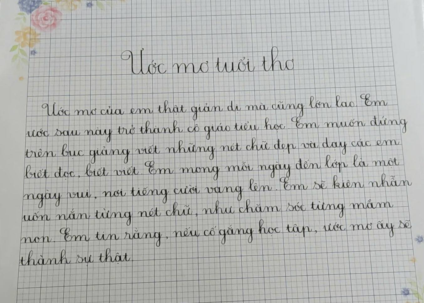 CUỘC THI CHỮ VIẾT ĐẸP LẦN 3